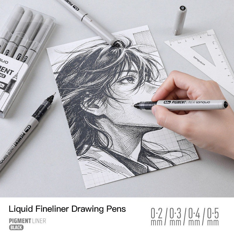 LANGUO 0.2/0.3/0.4/0.5 mm Micr - огляд і ціна Copic Marker Sketch