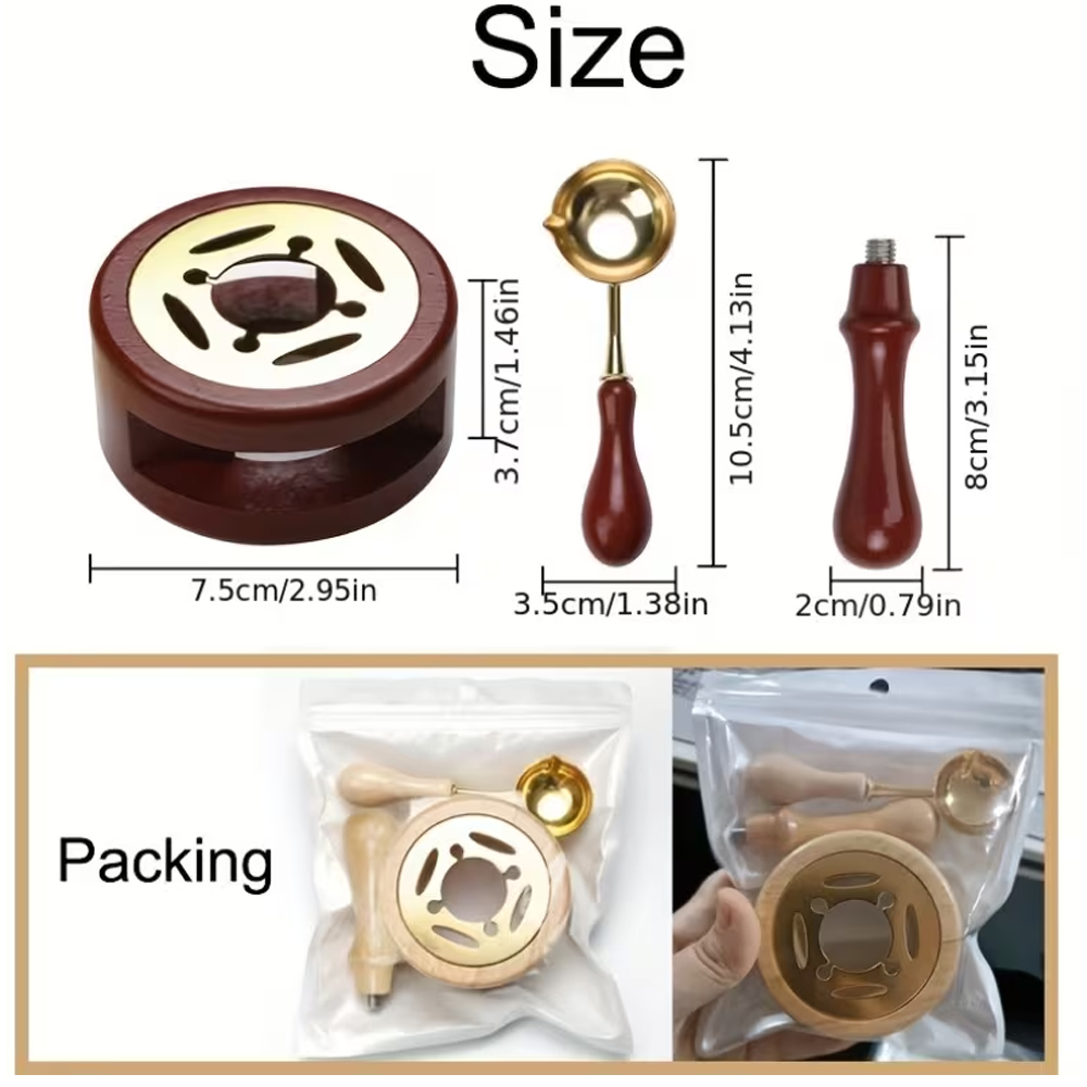 2/3Pcs Sealing Wax Stamps Set  - огляд і ціна Wax Seal Stamp Set