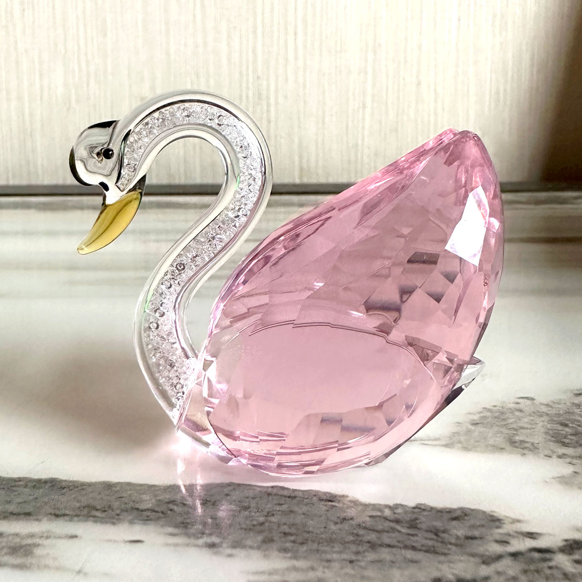 3 Colors Bigger Swan Crystal G - огляд і ціна Paper Weight Crystal