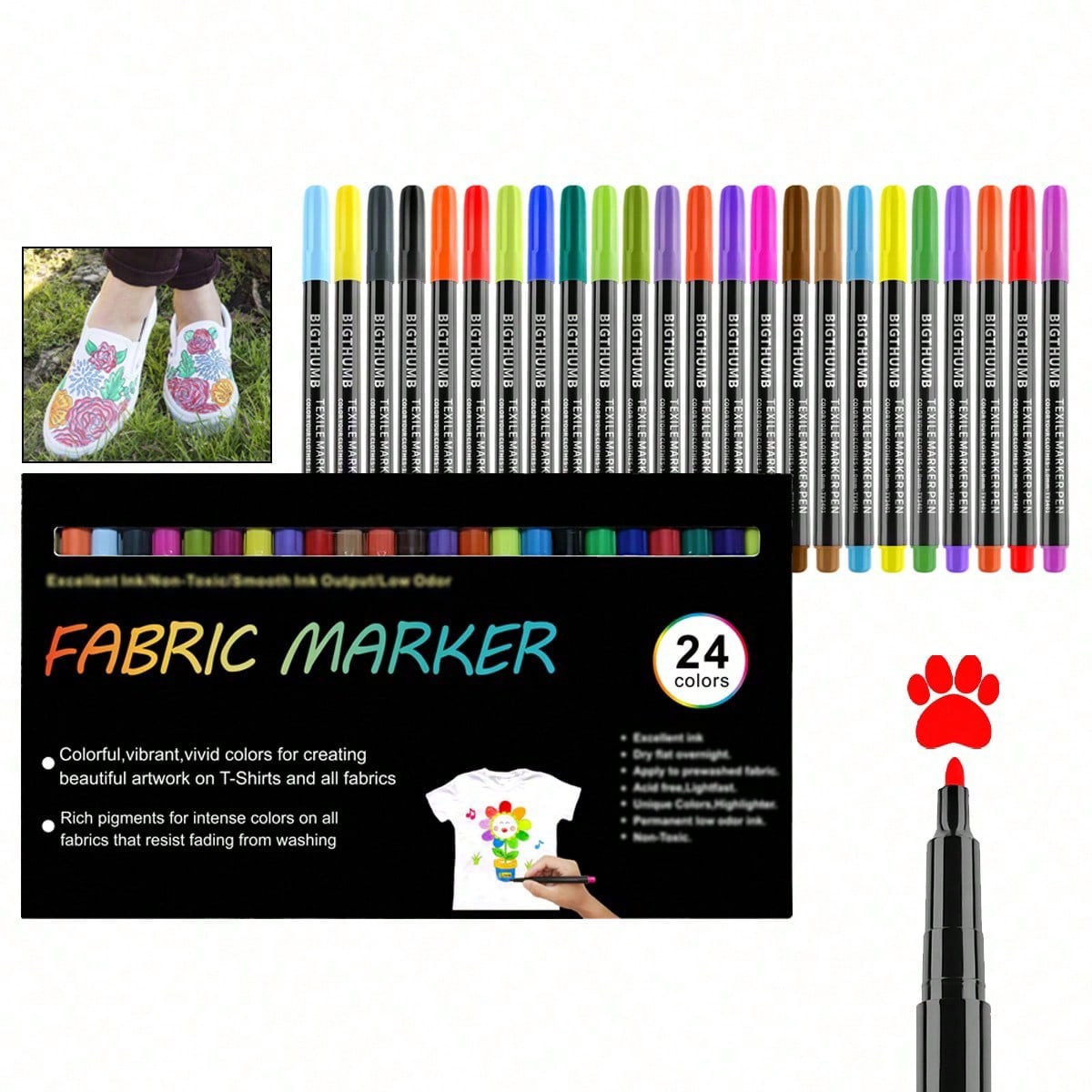 10/20/24 Multi-Color Fabric Ma - огляд і ціна Copic Marker Sketch